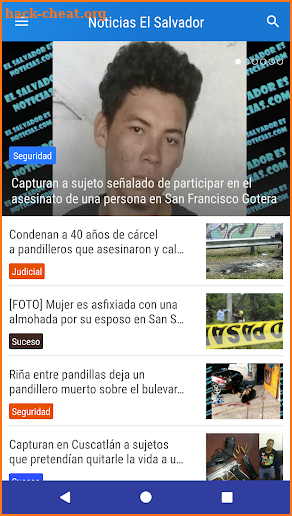 Noticias El Salvador screenshot