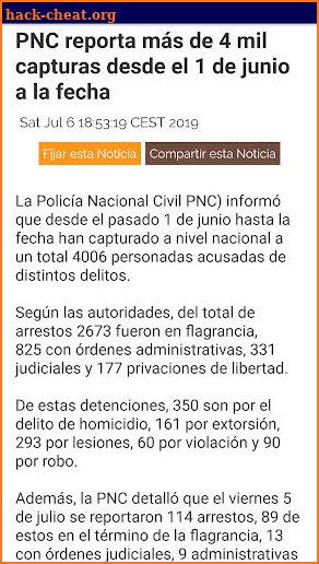 Noticias Salvadoreñas screenshot