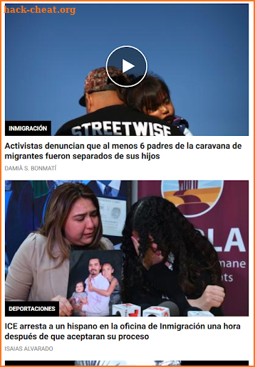 Noticias Univision screenshot