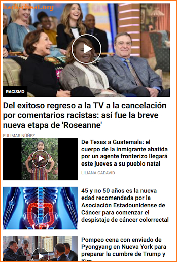 Noticias Univision screenshot