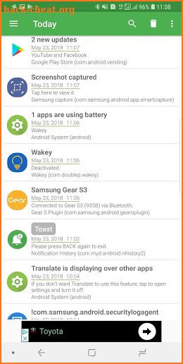 Notification History | 🔔 Recover deleted messages screenshot