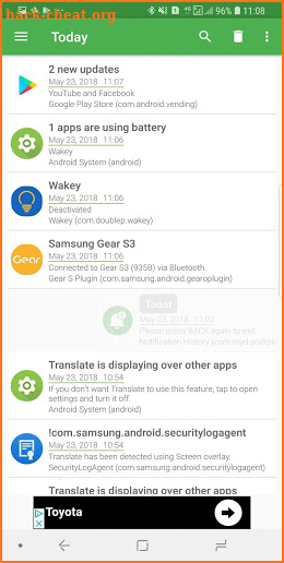 Notification History | 🔔 Recover deleted messages screenshot
