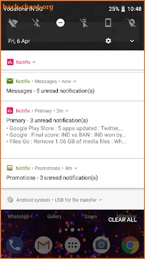 Notifix - Content Aware Notification Management! screenshot
