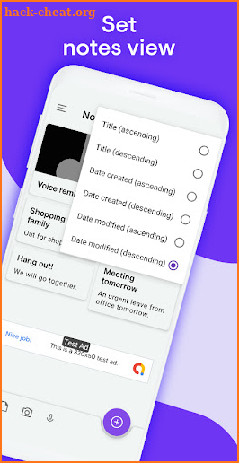 Notify: Android Note Taking App For Students screenshot