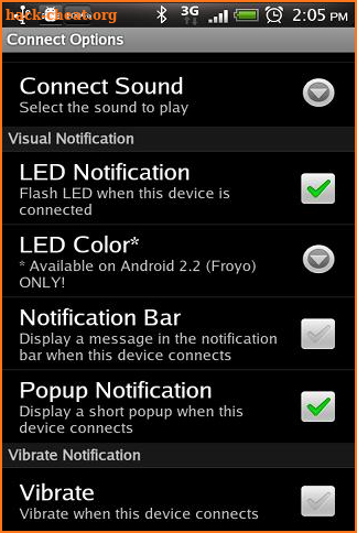 Notify! for Bluetooth screenshot
