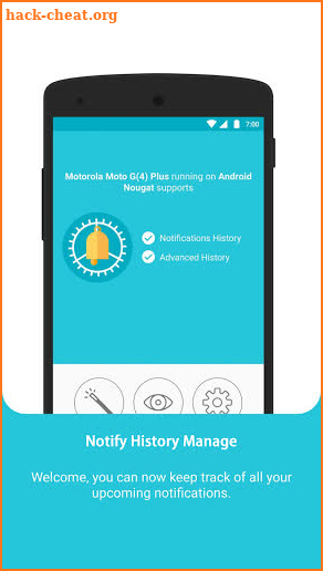 Notify History Manage screenshot