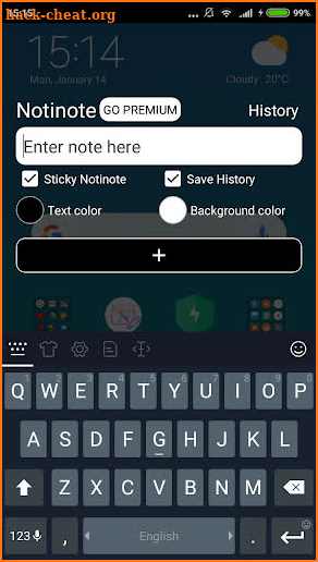 Notinote - Quick note in notification screenshot