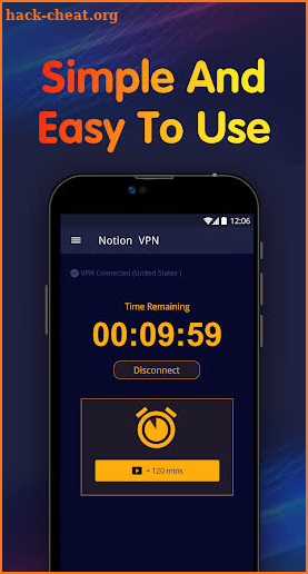Notion VPN screenshot