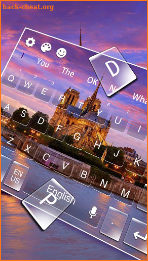 Notre Dame Paris Keyboard screenshot