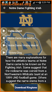 Notre Dame Ringtones Official screenshot