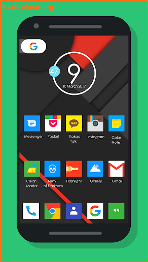 Nougat Square - Icon Pack screenshot