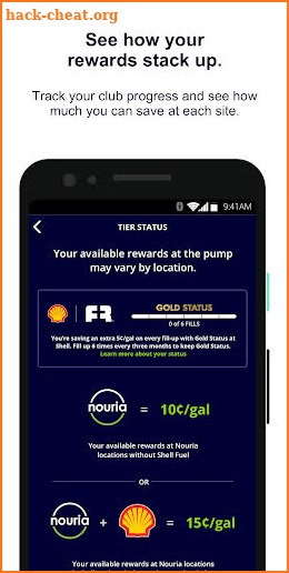 Nouria Rewards screenshot