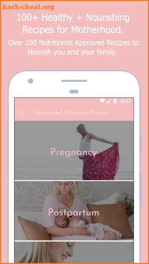 Nourished Mummy Project screenshot