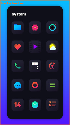 Nova Dark Icon Pack - Rounded Square Shaped Icons screenshot