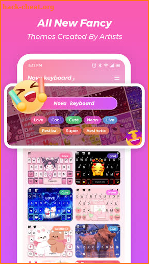 Nova keyboard screenshot