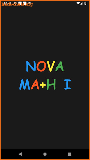 Nova Math I screenshot