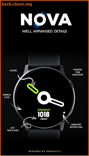 Nova : Minimal Watch Face screenshot