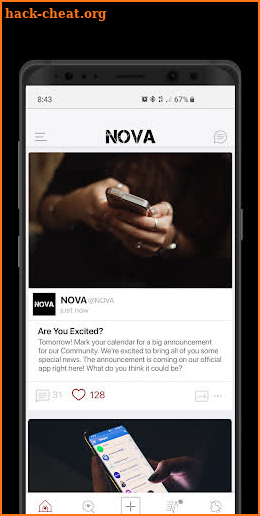 NOVA Network screenshot