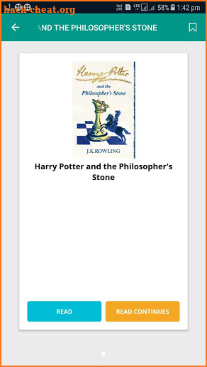 Novel - Harry Potter screenshot