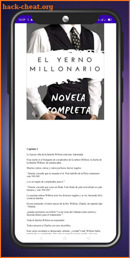 novela completa de yerno del millonario gratis screenshot