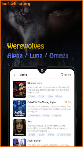 NovelWolf-Werewolf Story Novel screenshot