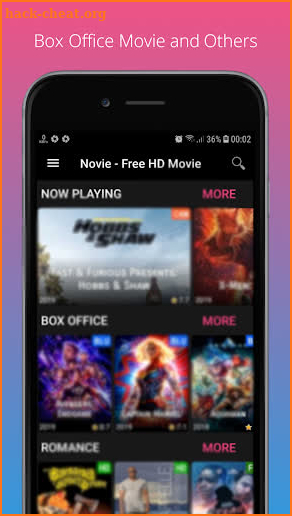 Novie - Free HD Movie & Trailer screenshot