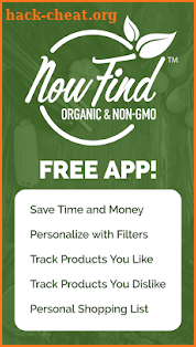 Now Find Organic & NON-GMO screenshot