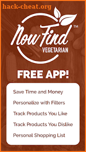 Now Find Vegetarian screenshot