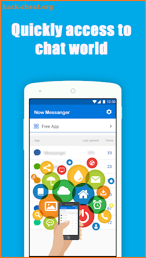 Now Messenger screenshot