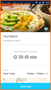 Nowait - Restaurant Wait Times screenshot
