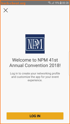 NPM Events screenshot