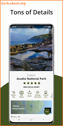 NPS Parks screenshot