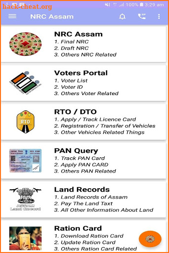 NRC Assam Official - NRC, Voter Info,PAN, RTO,Land screenshot