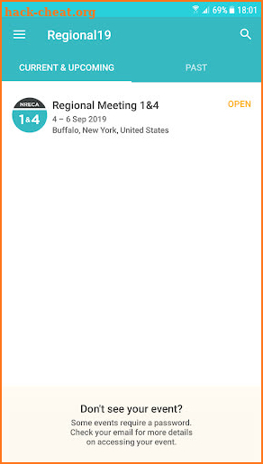 NRECA Regional Meetings screenshot