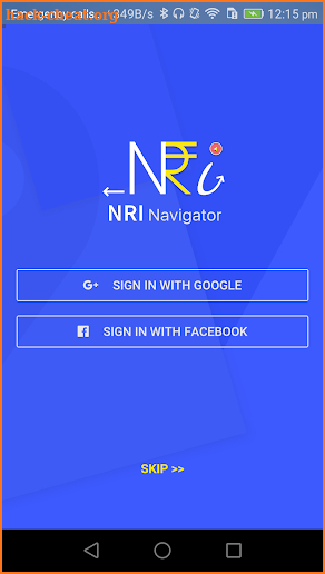 NRI Navigator screenshot