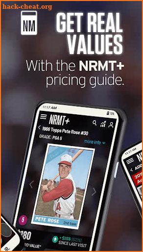 NRMT+ Baseball Card Price Guide screenshot