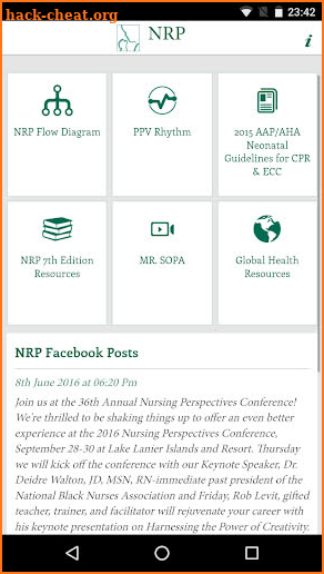 NRP App screenshot