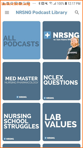 NRSNG Podcasts for Nursing Students and NCLEX screenshot
