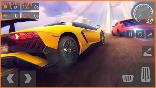 NS Burnout race game screenshot