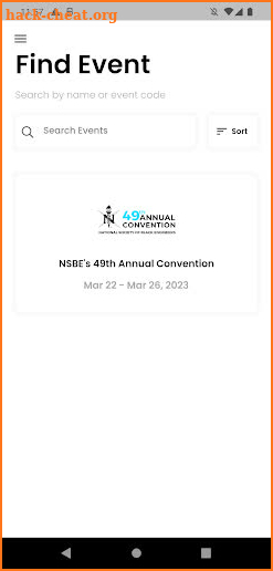 NSBE Events screenshot