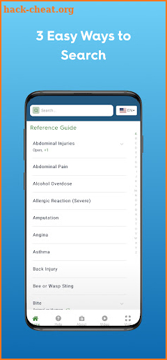 NSC First Aid Reference Guide screenshot