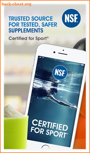 NSF Certified for Sport® screenshot