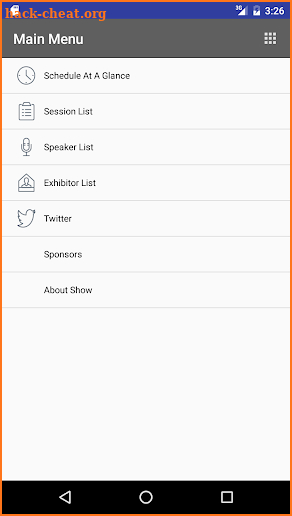 NSTA Conference App screenshot