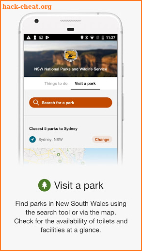 NSW National Parks screenshot