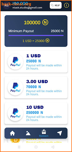 NTask - Earn Cash Rewards screenshot
