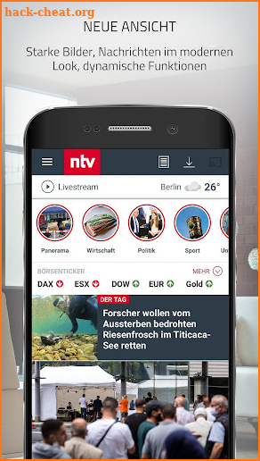 ntv Nachrichten screenshot