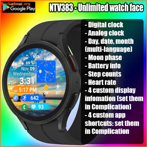 NTV383 - Unlimited watch face screenshot