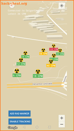 Nuclear Radiation Detector (Real Geiger counter) screenshot