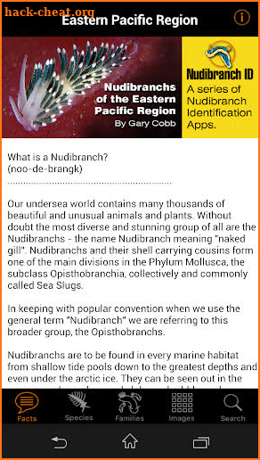 Nudibranch ID Eastern Pacific screenshot