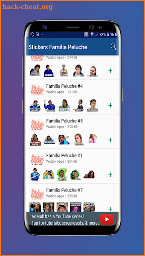 Nuevo Sticker de la Familia Peluche  Para WhatsApp screenshot